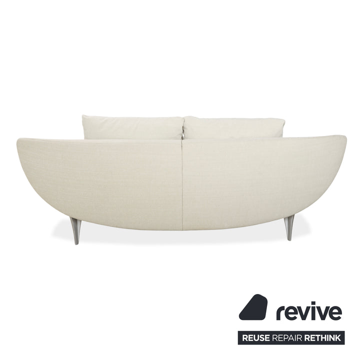 Rolf Benz 1600 Stoff Zweisitzer Creme Mint manuelle Funktion Sofa Couch