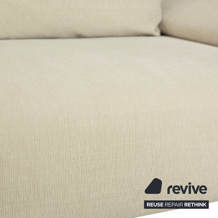 Rolf Benz 1600 Stoff Zweisitzer Creme Mint manuelle Funktion Sofa Couch