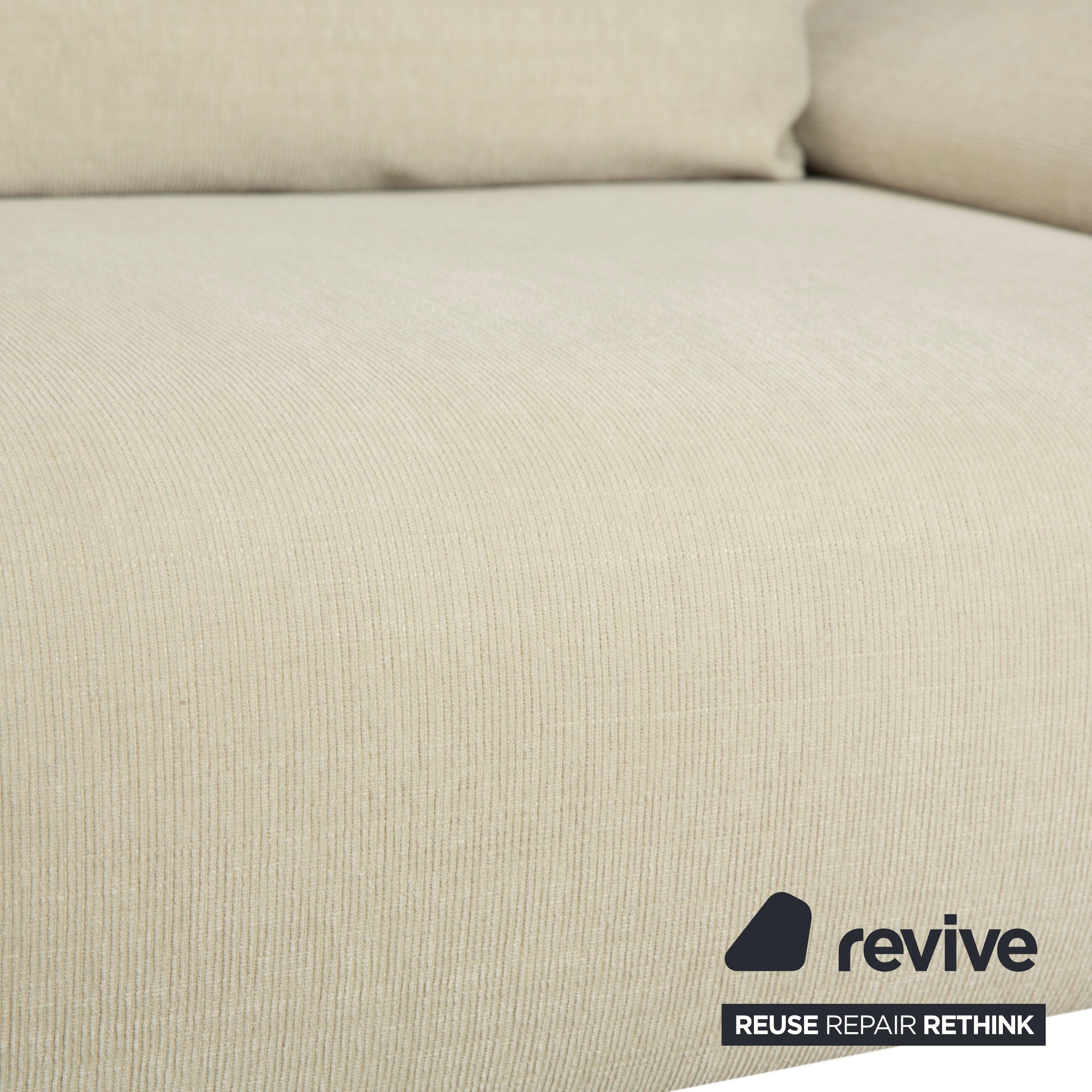 Rolf Benz 1600 Stoff Zweisitzer Creme Mint manuelle Funktion Sofa Couch