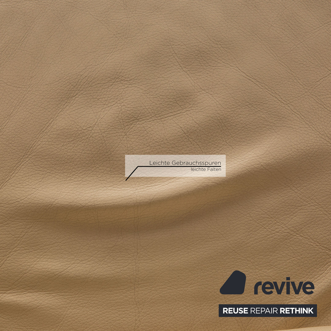 Rolf Benz 2300 leather armchair cream