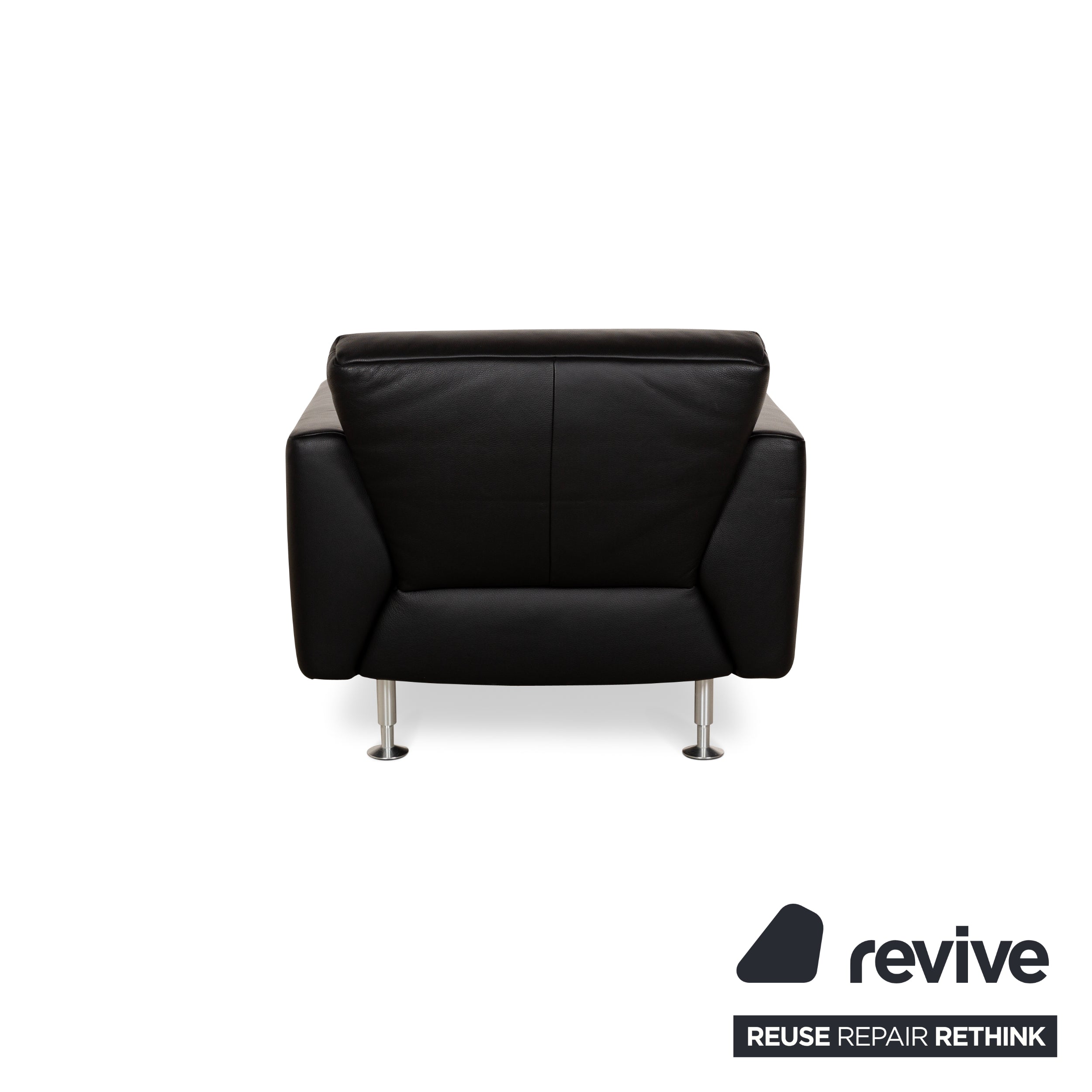 Rolf Benz 250 Leather Armchair Black