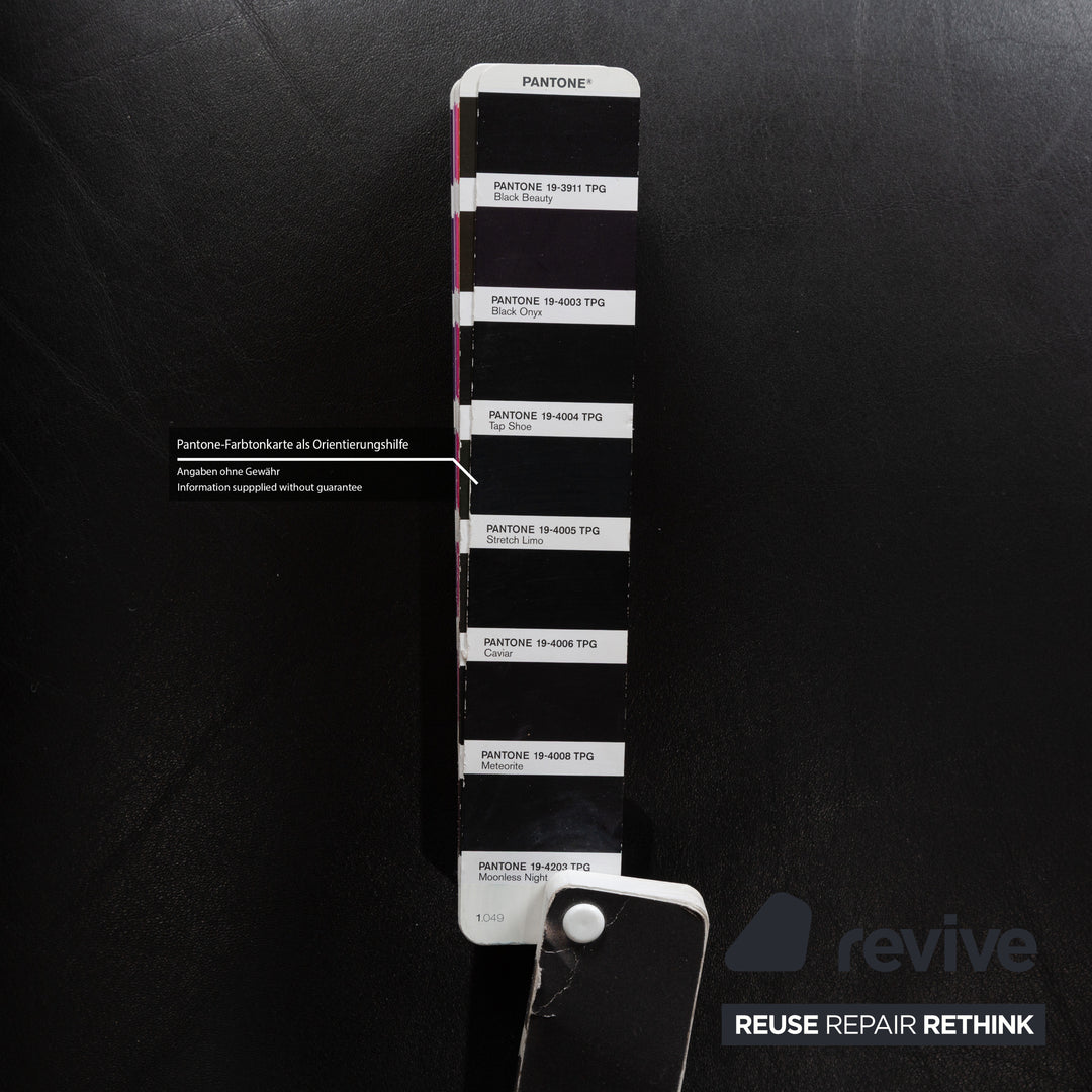 Rolf Benz 250 Leather Armchair Black