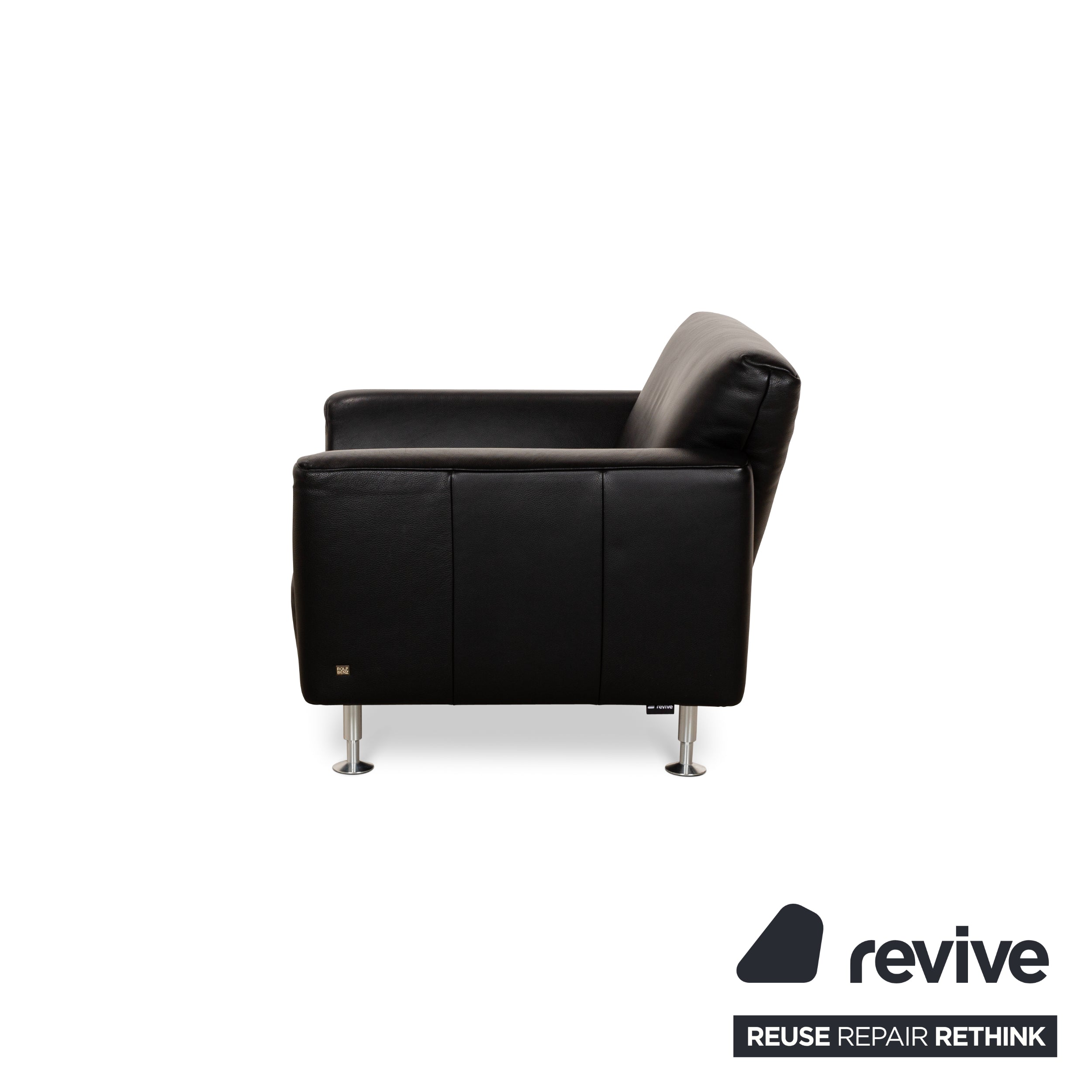 Rolf Benz 250 Leather Armchair Black