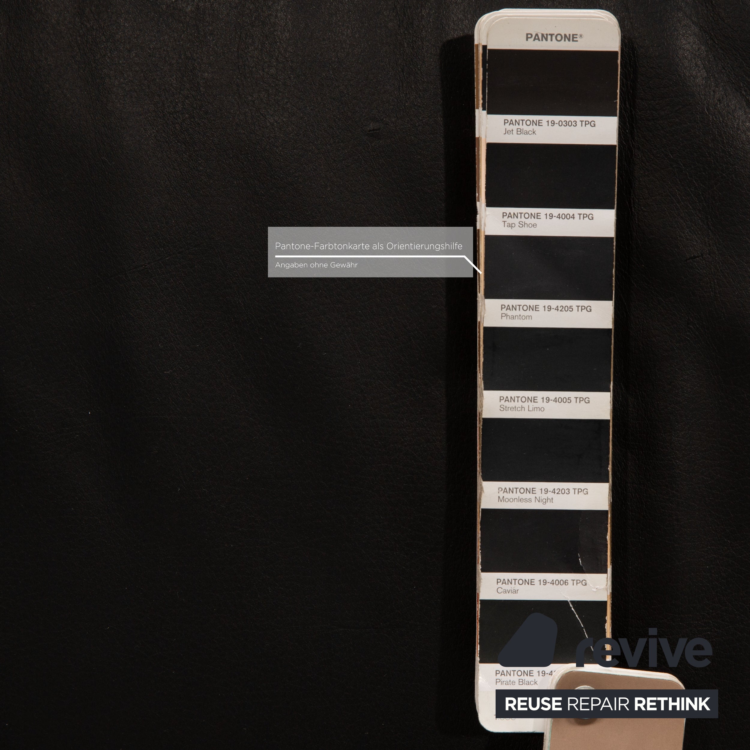 Ensemble de canapés en cuir Rolf Benz 250, canapé trois places noir