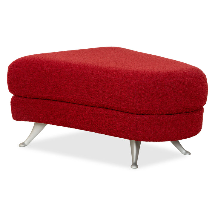 Rolf Benz 2500 Stoff Hocker Rot