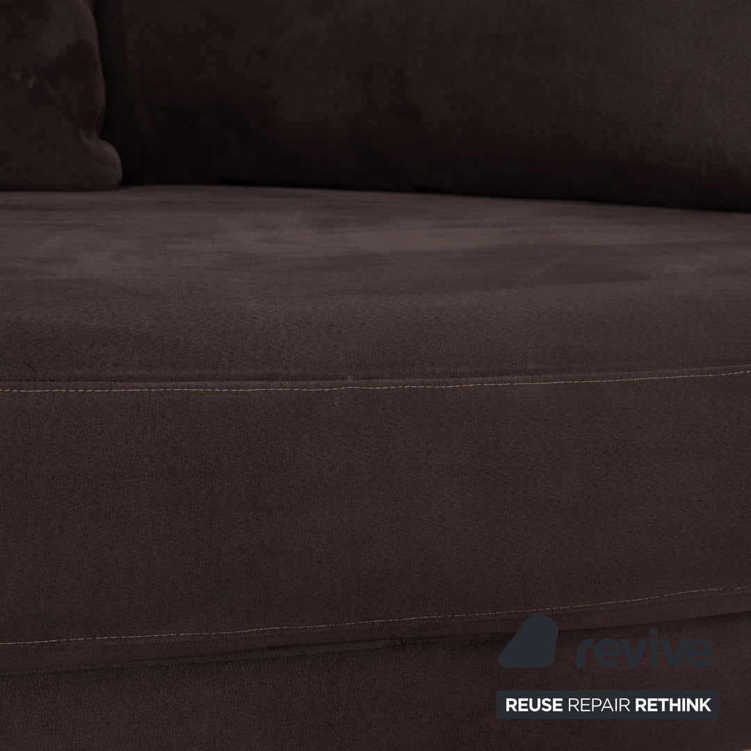 Rolf Benz 2500 fabric two-seater gray sofa couch