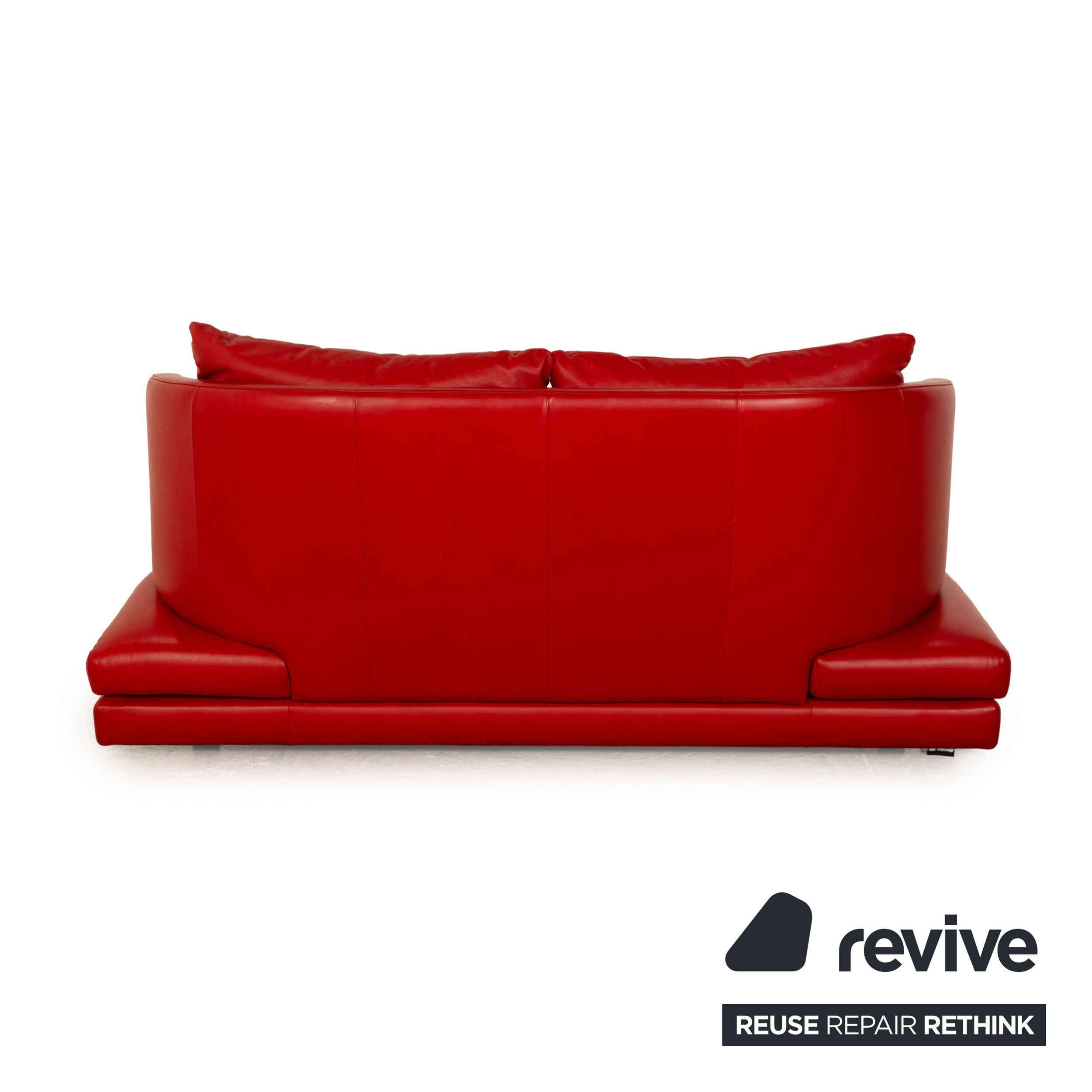 Rolf Benz 2800 leather lounger red