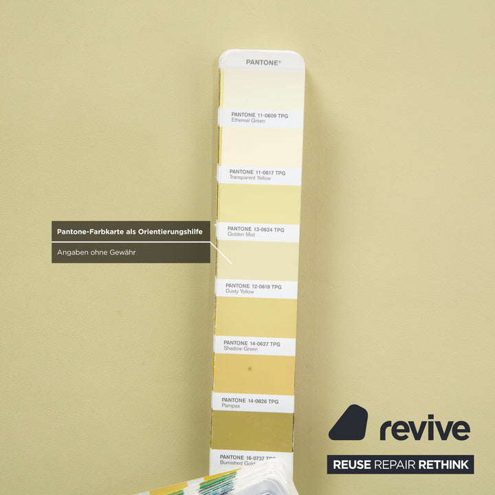 Rolf Benz 3000 Leder Hocker Pistazie Grün