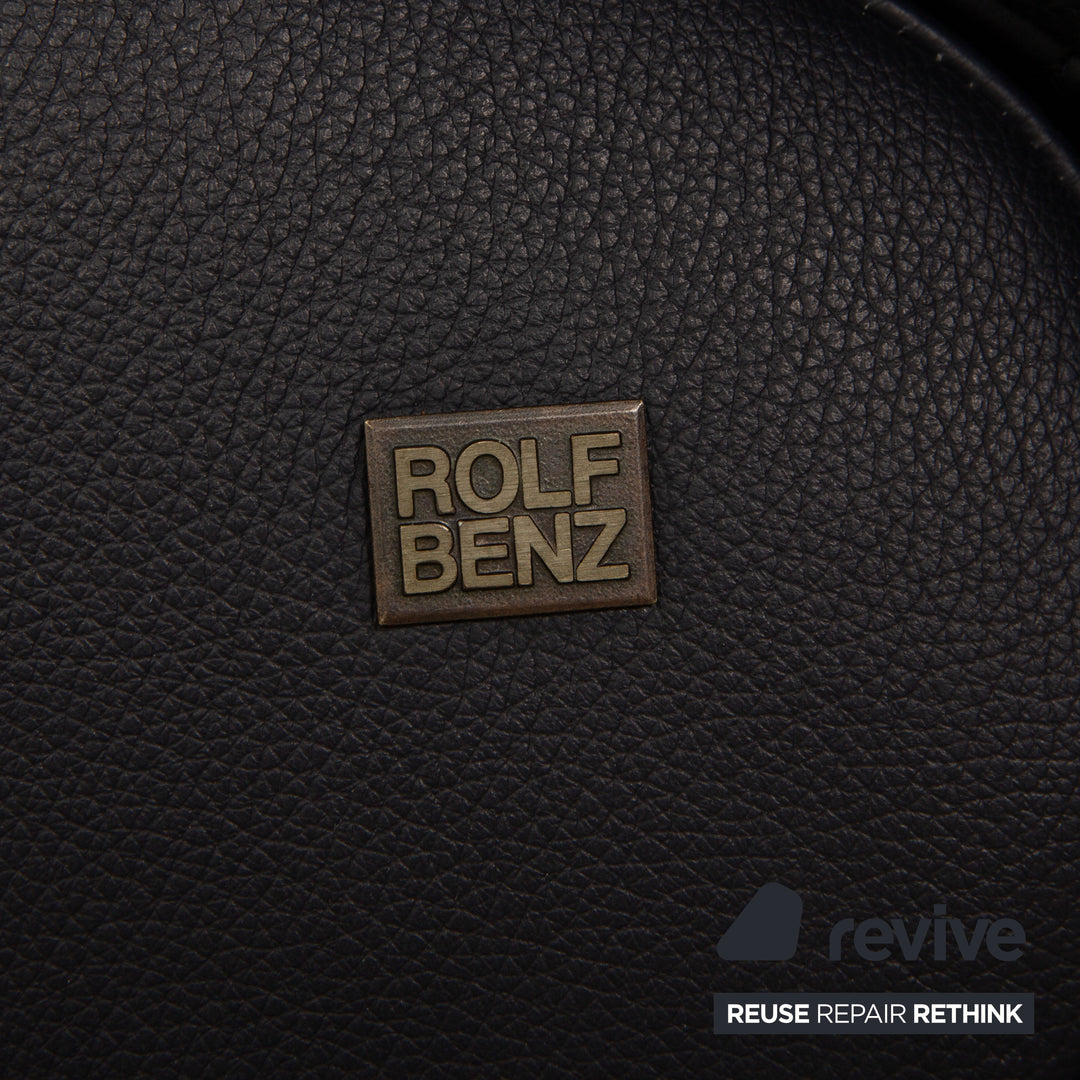 Rolf Benz 3100 Leder Sessel Dunkelblau manuelle Funktion Relaxfunktion