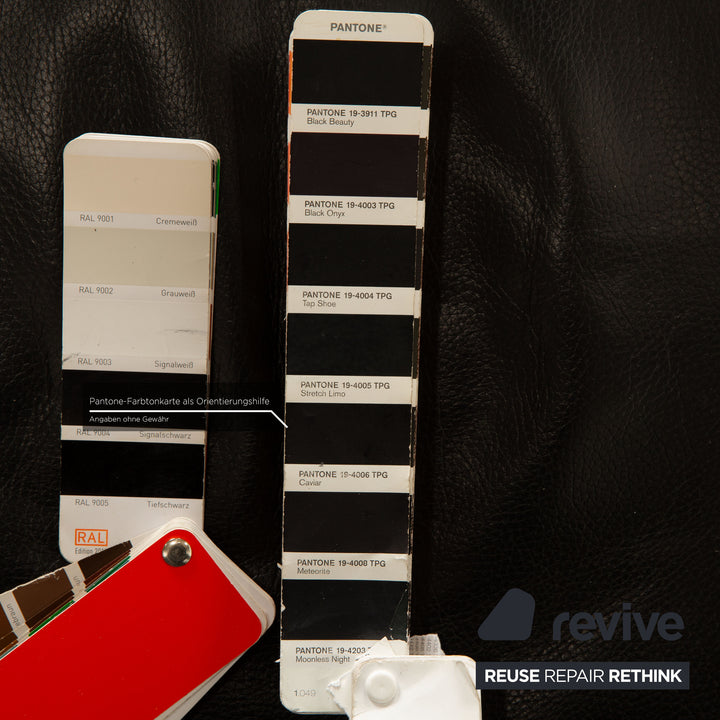 Rolf Benz 3100 Leather Armchair Black manual function