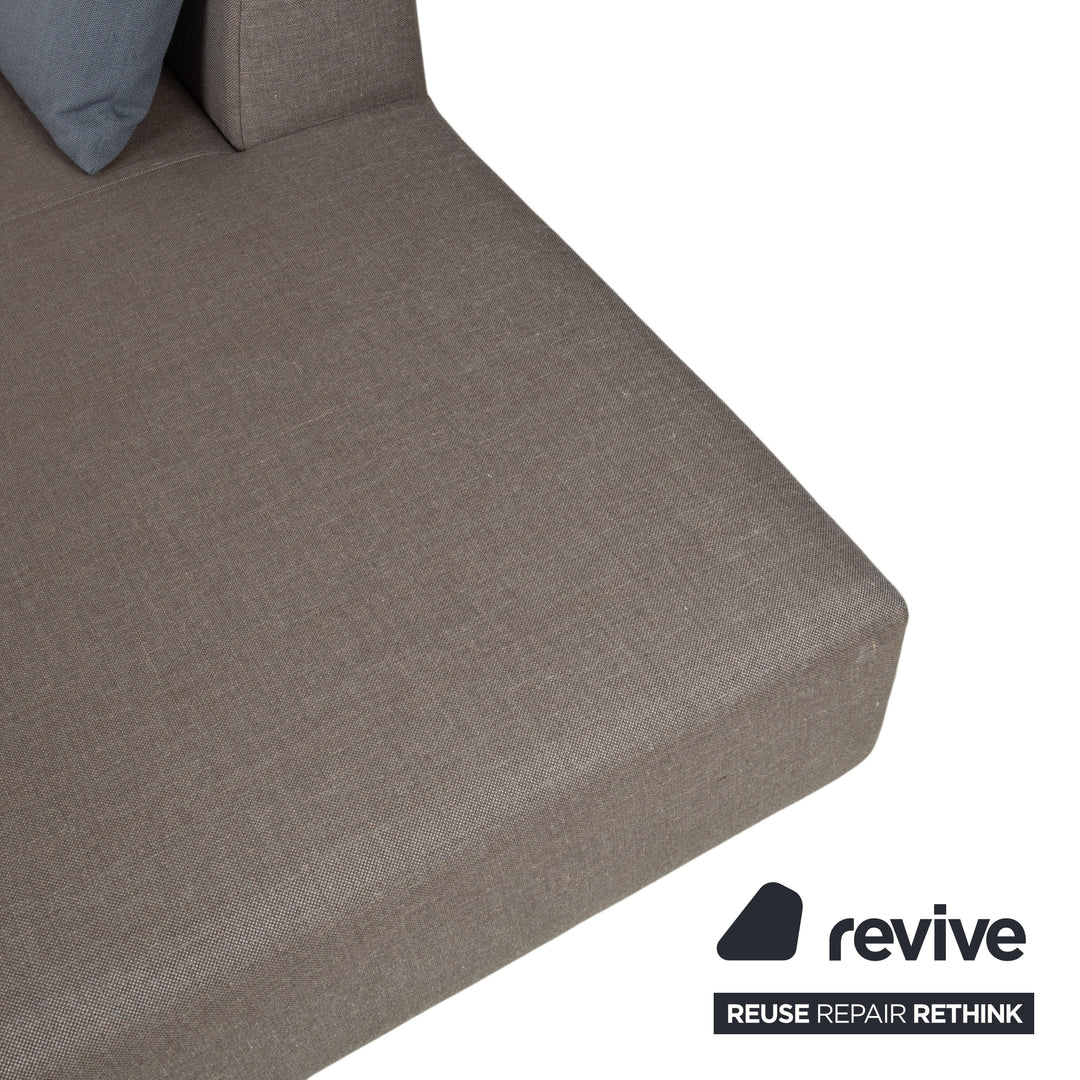 Rolf Benz 318 Linea Stoff Ecksofa Grau Sofa Couch