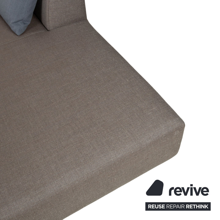 Rolf Benz 318 Linea Stoff Ecksofa Grau Sofa Couch