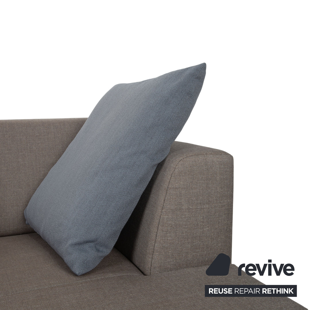 Rolf Benz 318 Linea Stoff Ecksofa Grau Sofa Couch