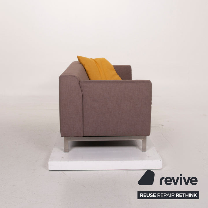 Rolf Benz 318 Linea fabric sofa set gray 1x three-seater 1x two-seater #15457