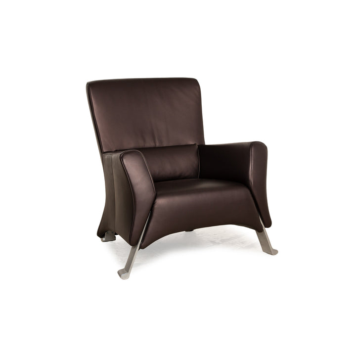 Rolf Benz 322 Leather Armchair Brown