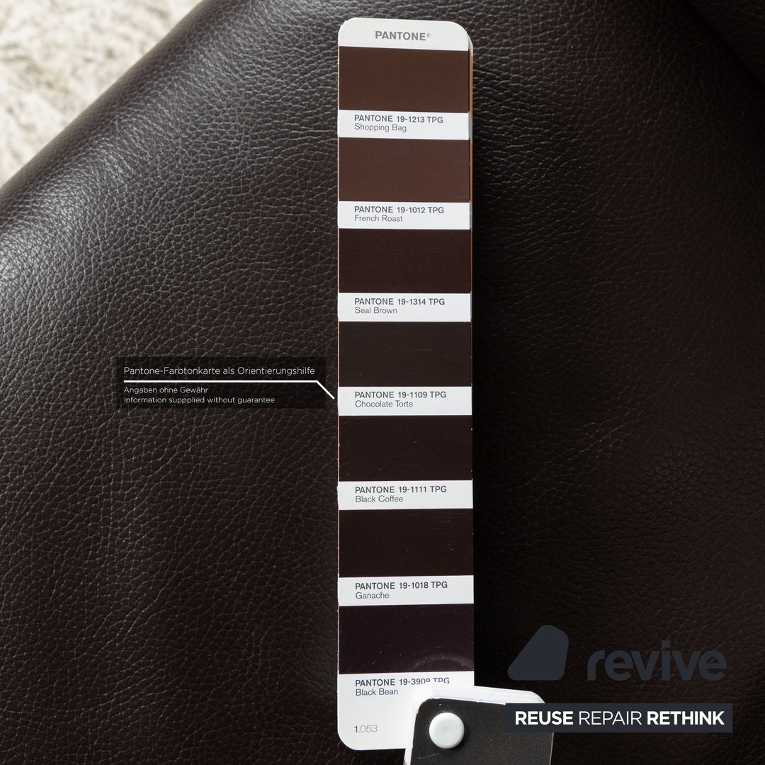 Rolf Benz 322 Leather Armchair Brown