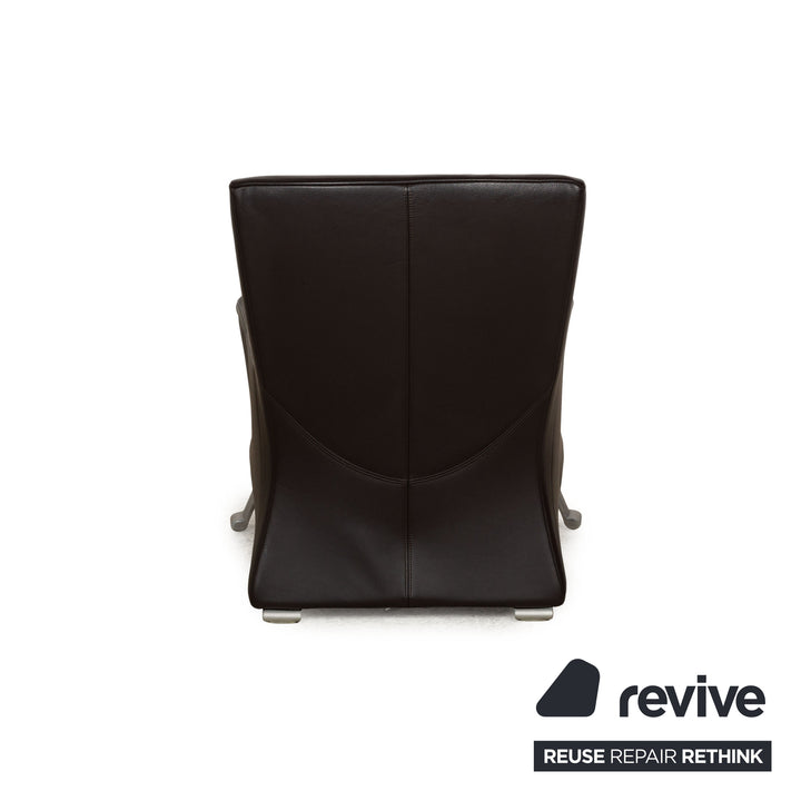 Rolf Benz 322 Leather Armchair Brown
