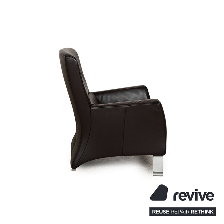 Rolf Benz 322 Leather Armchair Brown