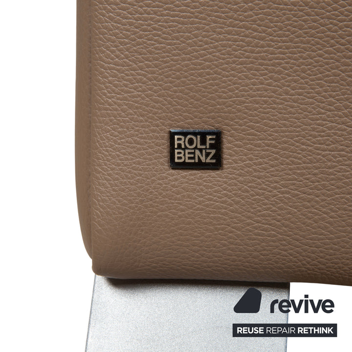 Rolf Benz 322 Leather Armchair Brown Cognac