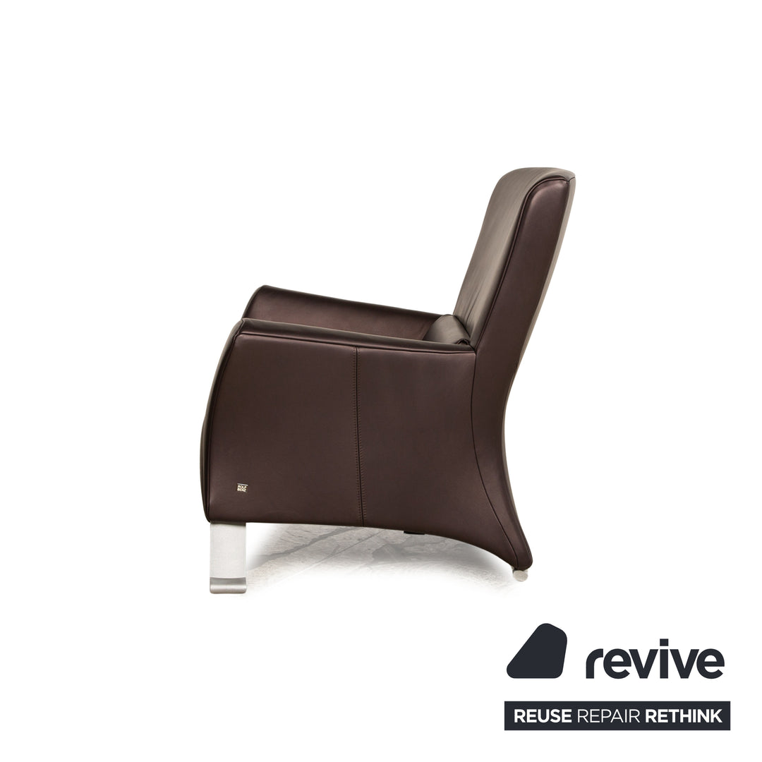 Rolf Benz 322 Leather Armchair Brown