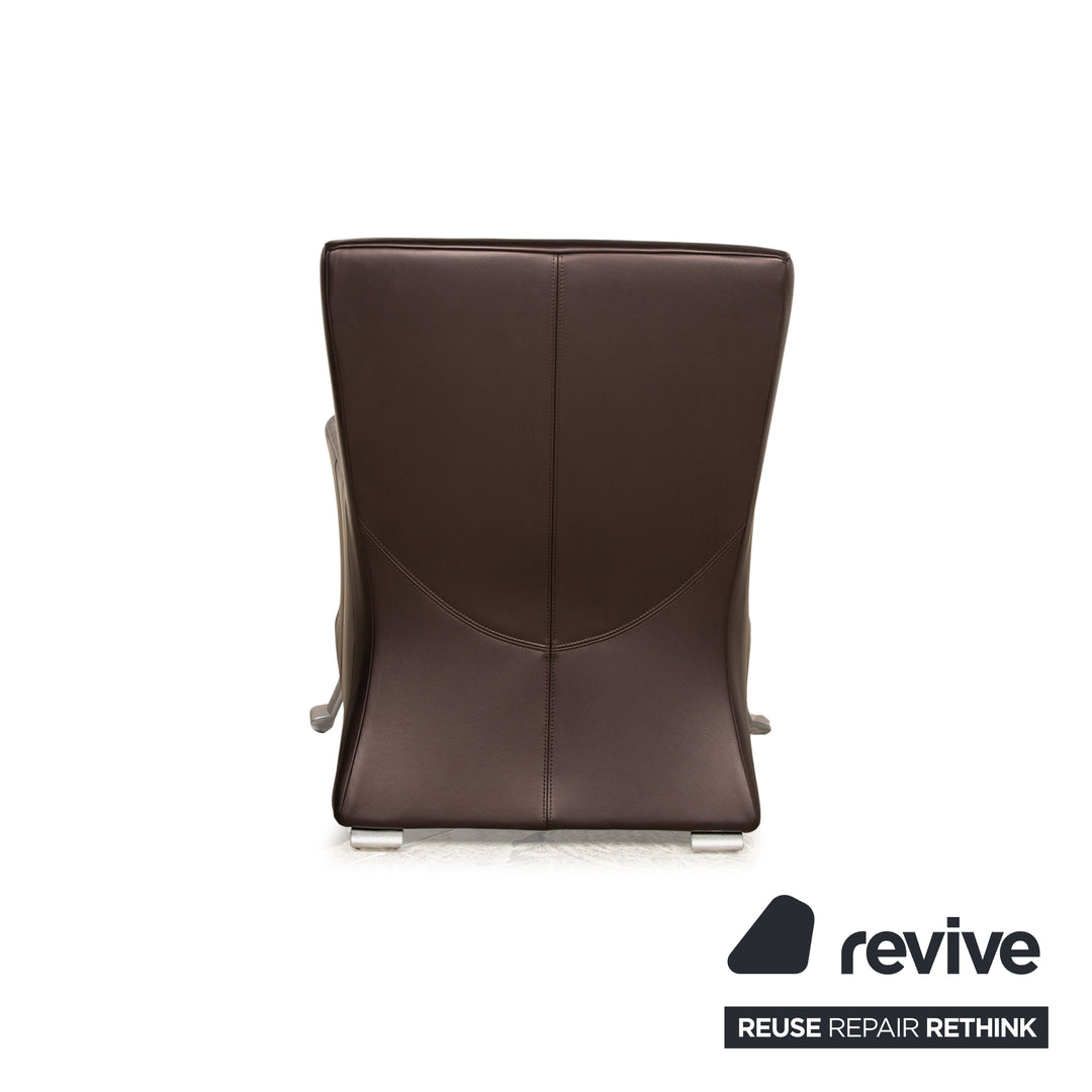 Rolf Benz 322 Leather Armchair Brown