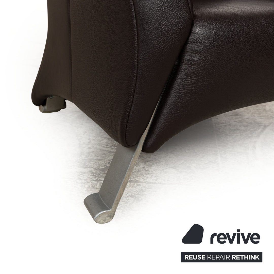 Rolf Benz 322 Leather Armchair Brown