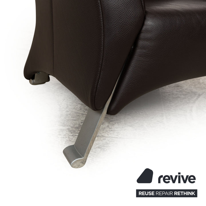 Rolf Benz 322 Leather Armchair Brown