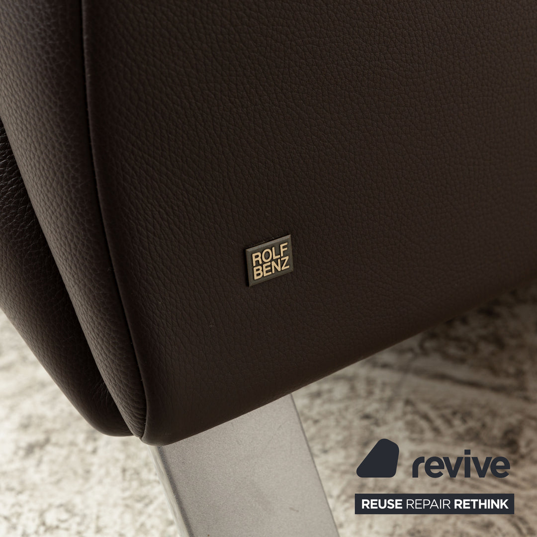 Rolf Benz 322 Leather Armchair Brown
