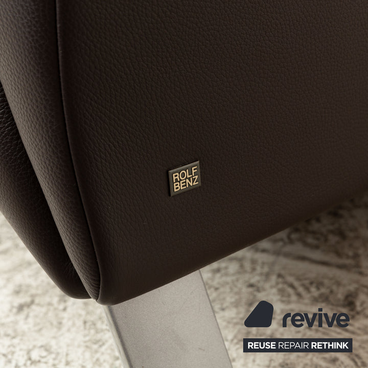 Rolf Benz 322 Leather Armchair Brown