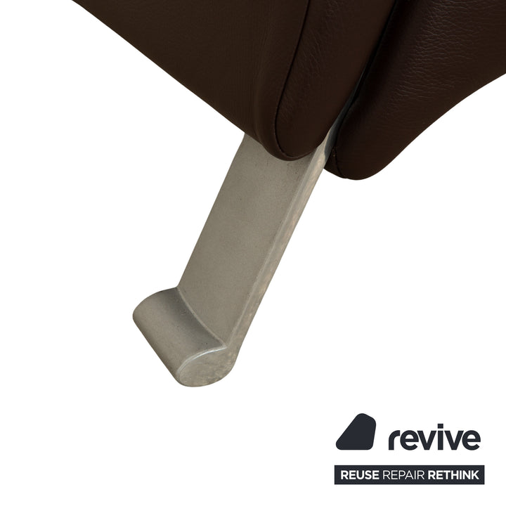 Rolf Benz 322 Leather Armchair Brown Chestnut