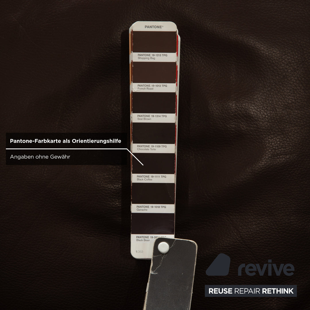 Rolf Benz 322 Leather Armchair Brown Chestnut