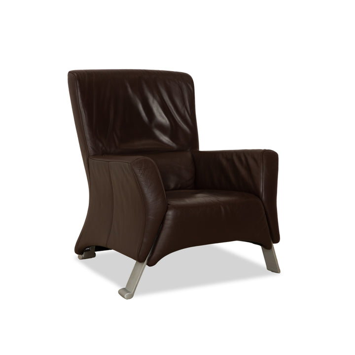 Rolf Benz 322 Leather Armchair Brown Chestnut