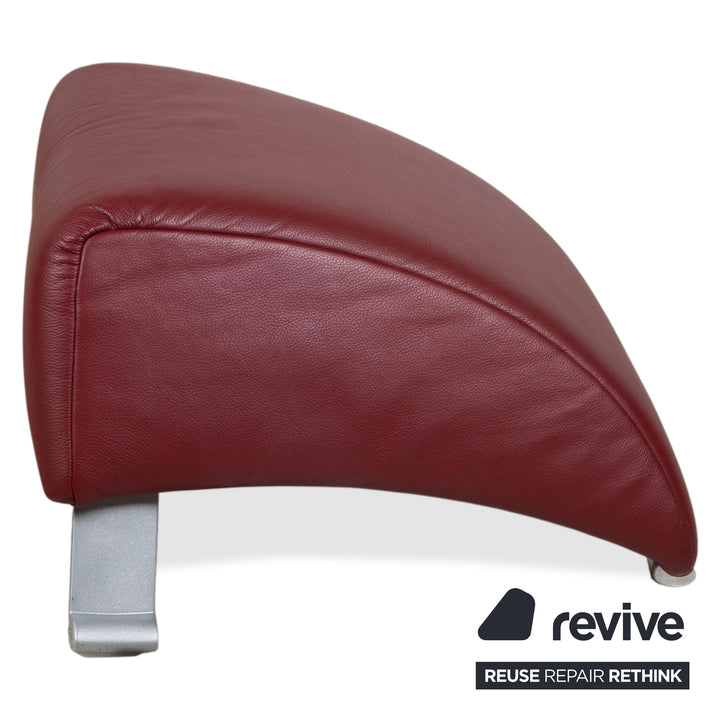 Rolf Benz 322 Leder Sessel Rot Bordeaux