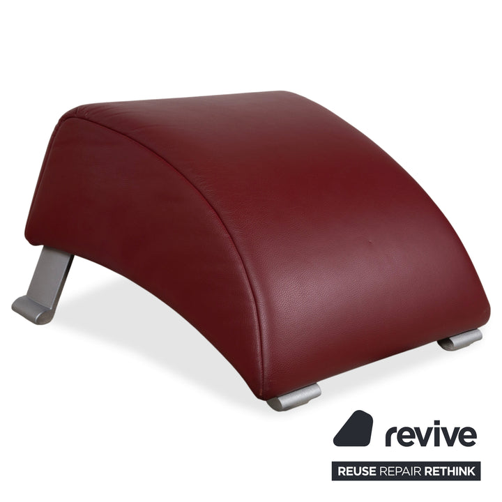 Rolf Benz 322 Leder Sessel Rot Bordeaux