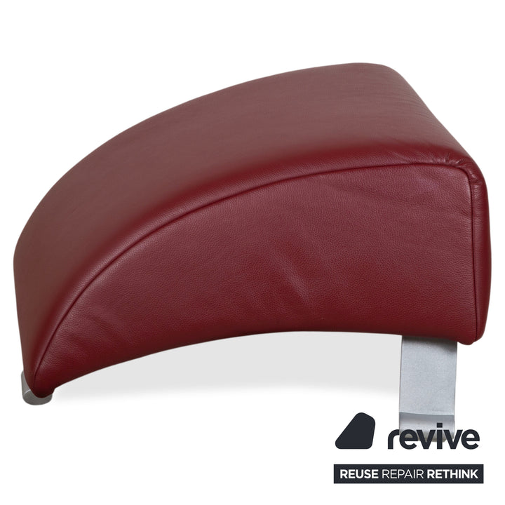 Rolf Benz 322 Leder Sessel Rot Bordeaux