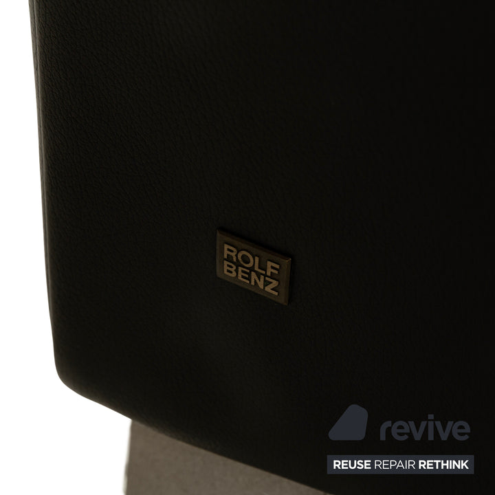 Rolf Benz 322 Leder Sessel Schwarz