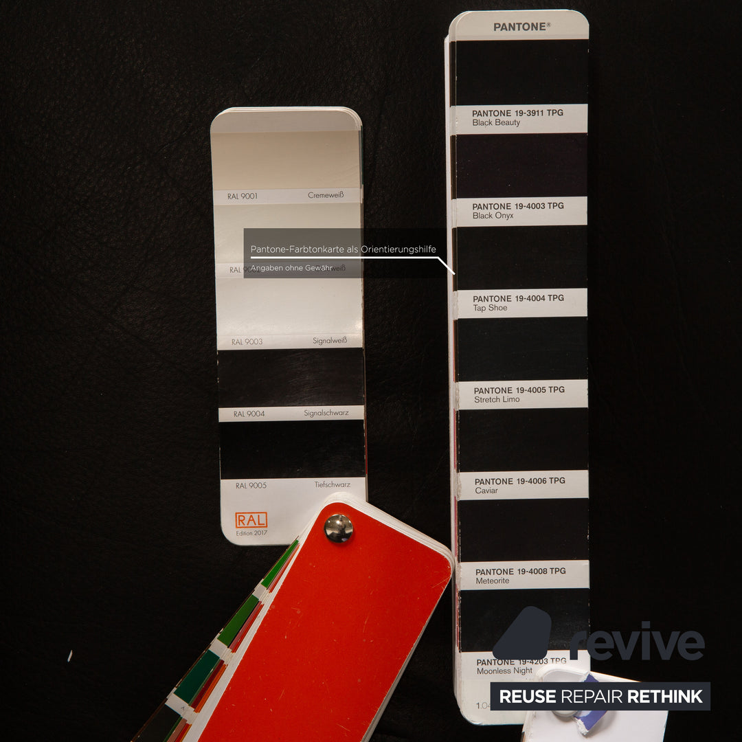 Rolf Benz 322 Leather Armchair Black