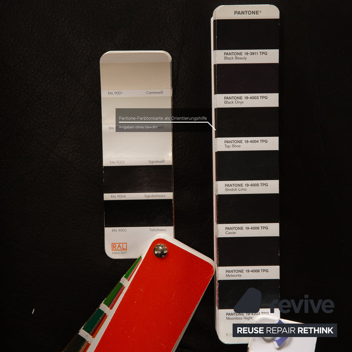 Rolf Benz 322 Leather Armchair Black