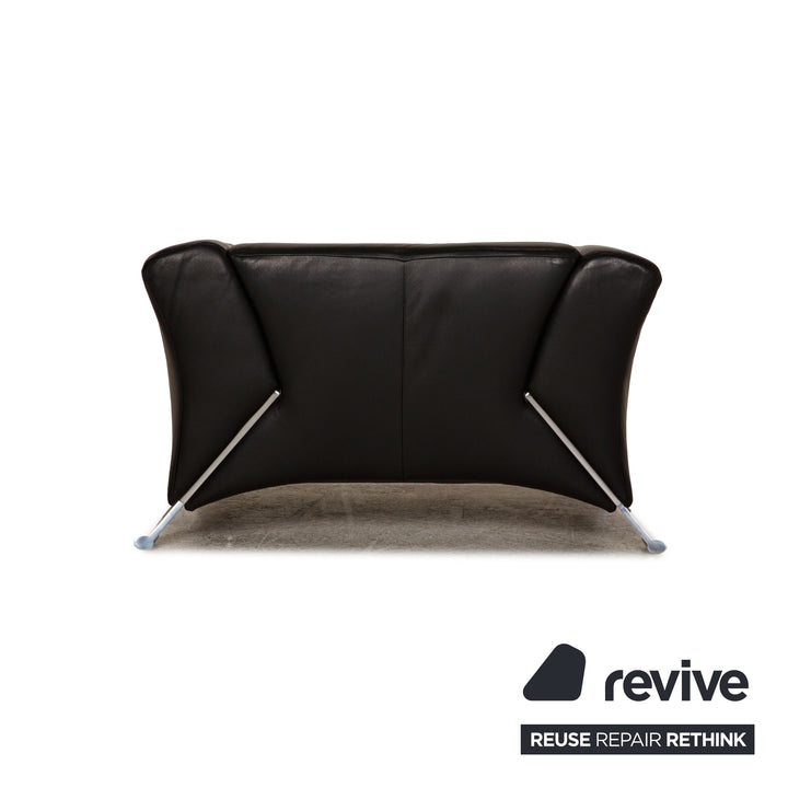 Rolf Benz 322 Leather Armchair Black