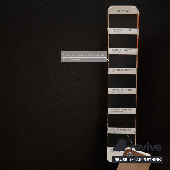 Rolf Benz 322 Leather Armchair Black