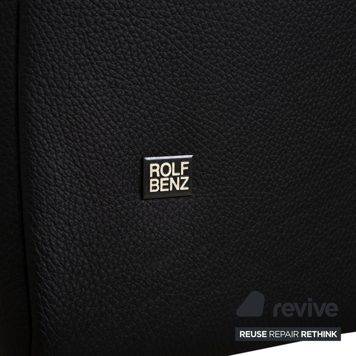 Rolf Benz 322 Leder Sessel Schwarz