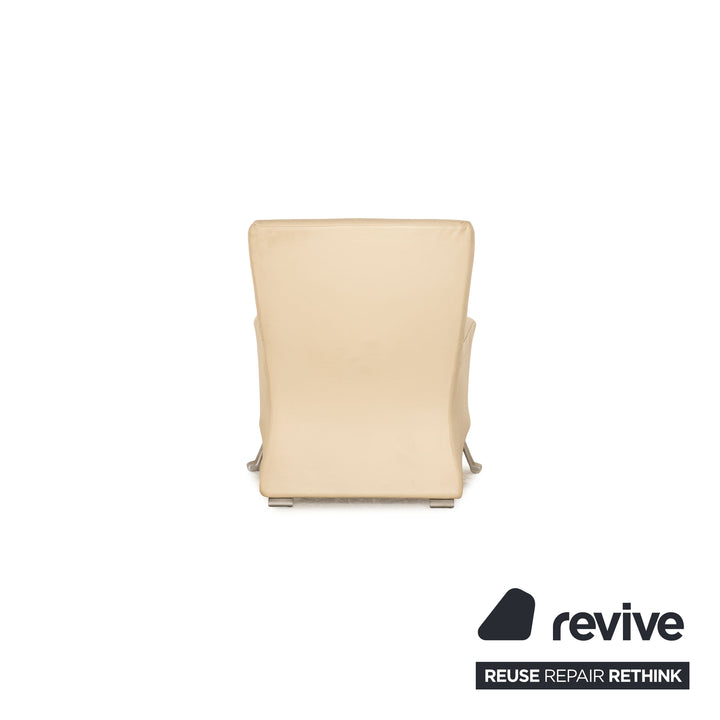 Rolf Benz 322 leather sofa set cream three-seater two-seater armchair