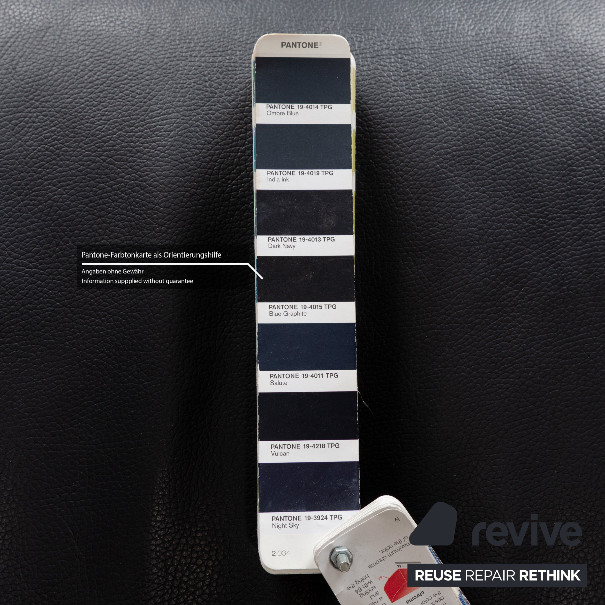 Rolf Benz 322 Leder Zweisitzer Blau Blauschwarz Sofa Couch