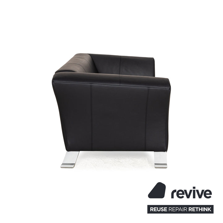 Rolf Benz 322 Canapé deux places en cuir bleu
