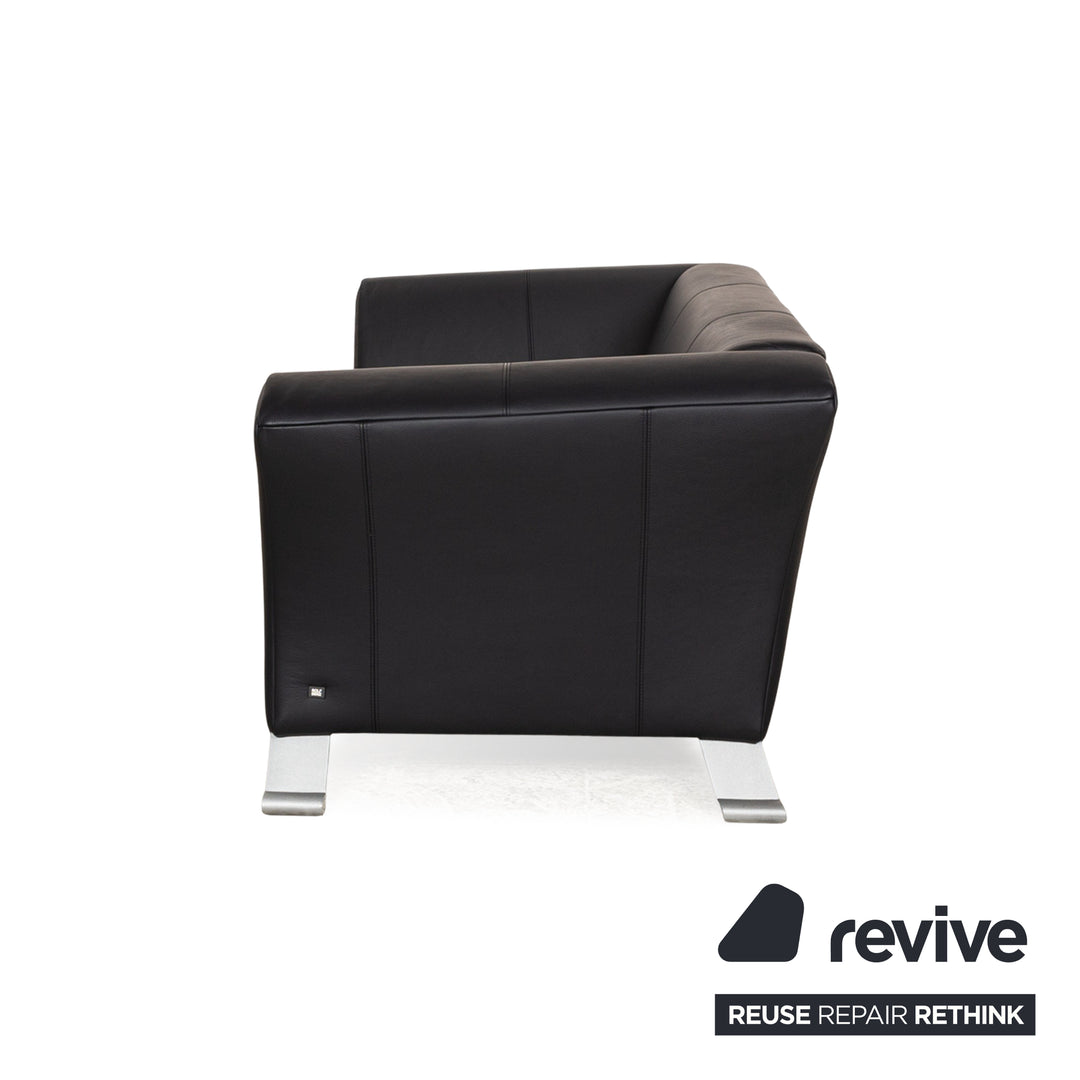 Rolf Benz 322 Canapé deux places en cuir bleu