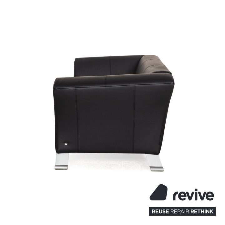 Rolf Benz 322 Canapé deux places en cuir bleu
