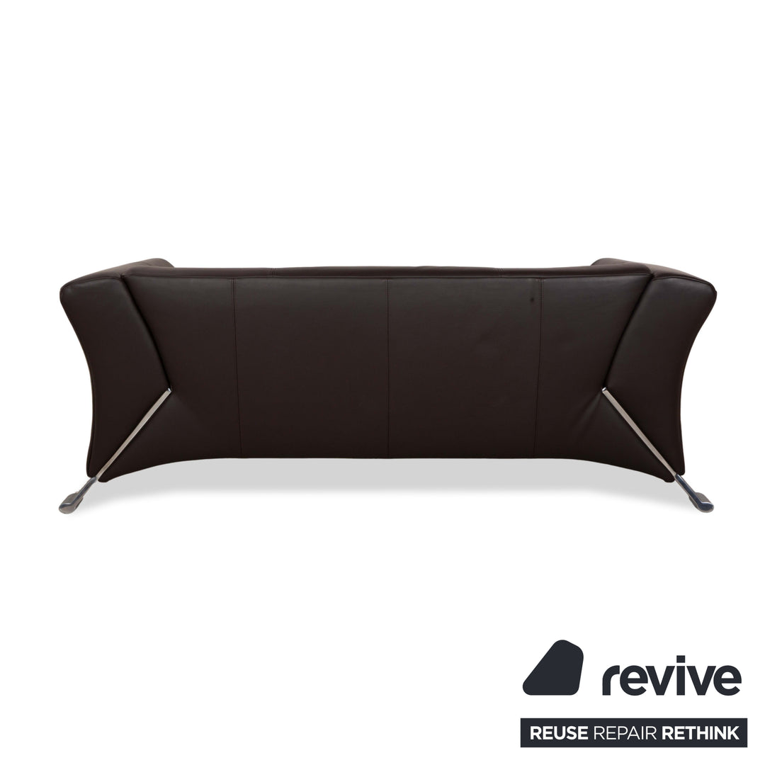 Rolf Benz 322 Leder Zweisitzer Braun Sofa Couch