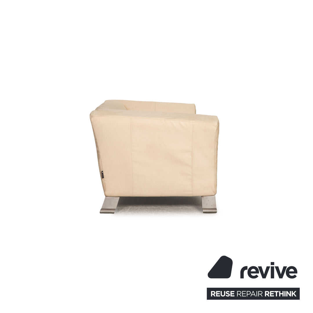 Rolf Benz 322 Stoff Sofa Creme Zweisitzer Couch Neubezug