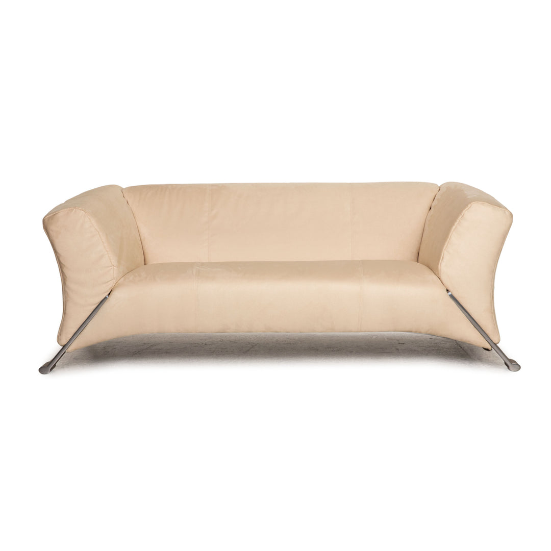 Rolf Benz 322 Stoff Sofa Creme Zweisitzer Couch Neubezug