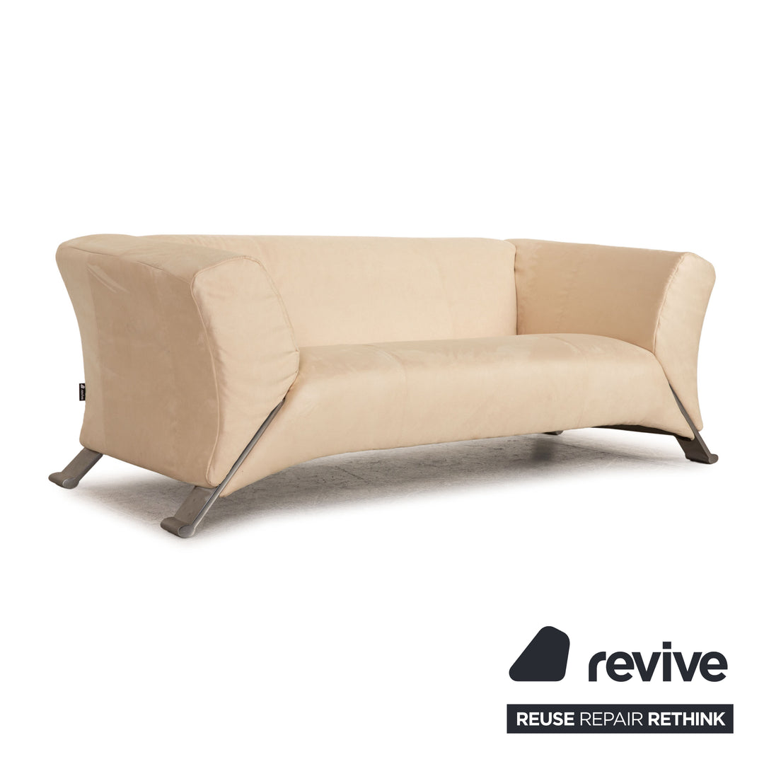 Rolf Benz 322 Stoff Sofa Creme Zweisitzer Couch Neubezug